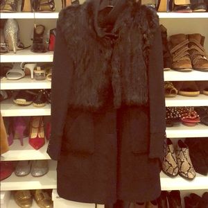 Ellie Tahiti coat with fur